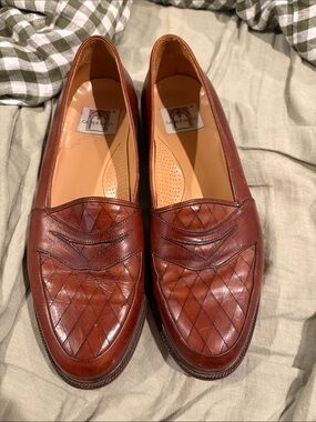 Men’s Brown Italian Leather Loafers Cable & Co